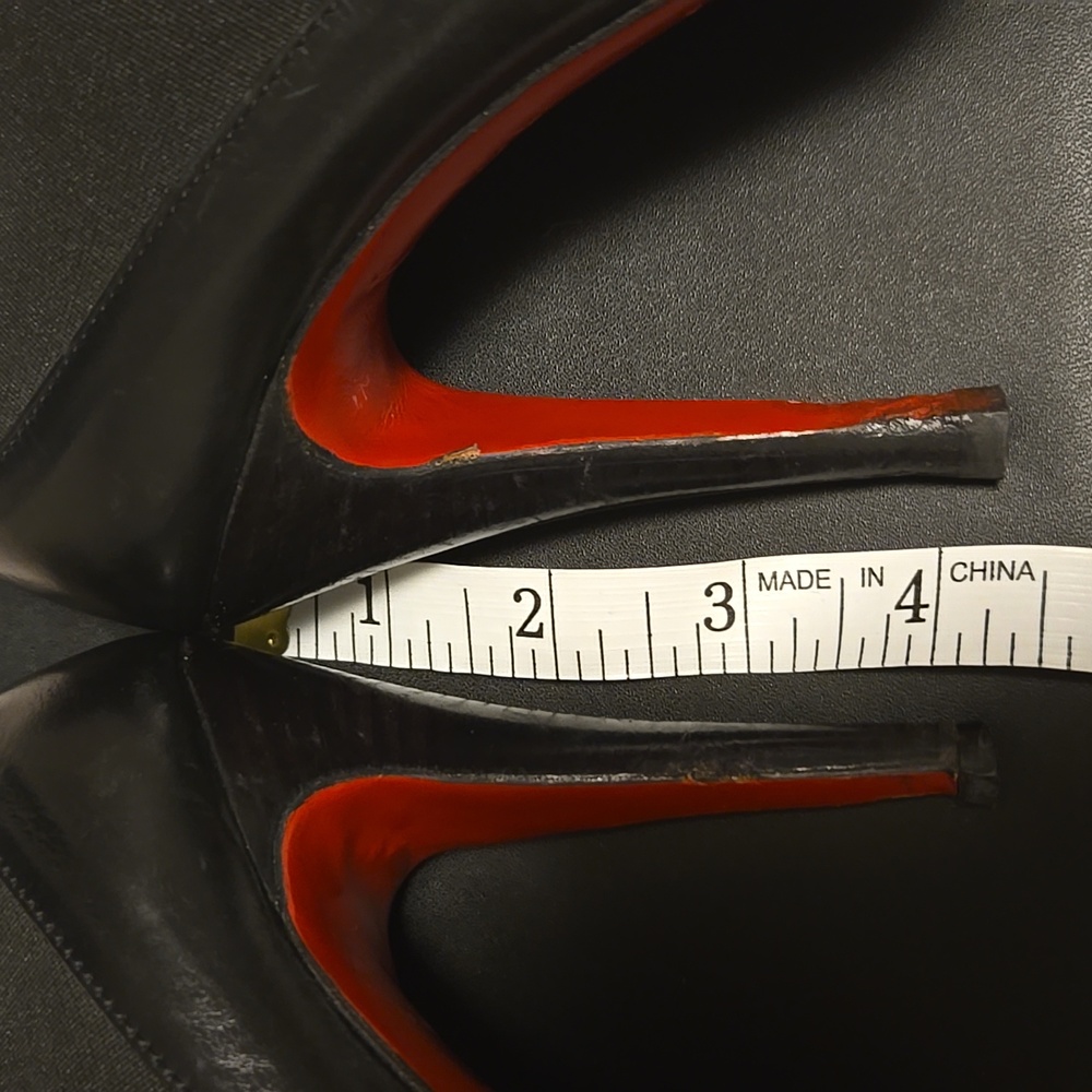 HP! Christian Louboutin D'Orsay Booties- Comes With Dust Bag - Picture 16 of 17